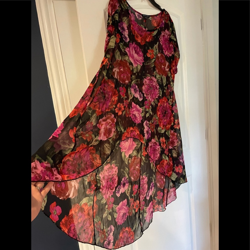 Floral cha cha shirt